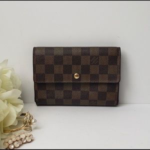 Authentic Louis Vuitton Damier Ebene wallet